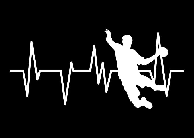 Heartbeat Handball Lover