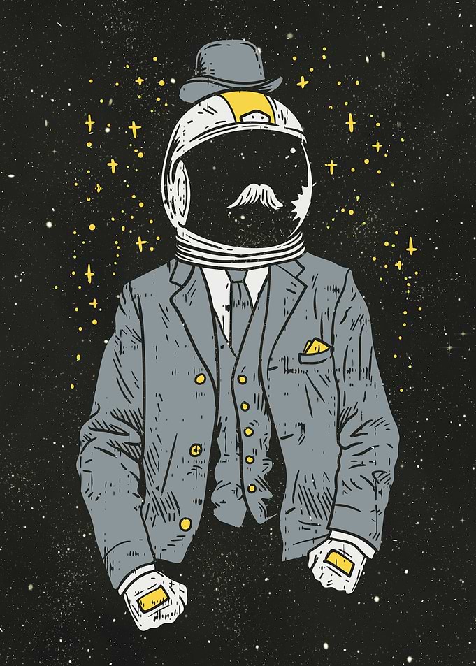 Astronaut with suit