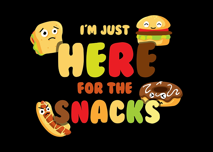Im just here for the snack