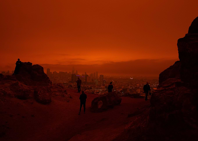 Cyberpunk dystopia