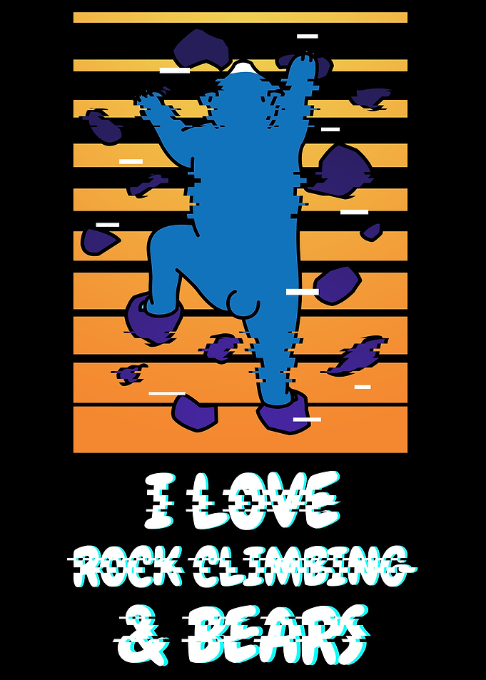 Rock Climbing Bear