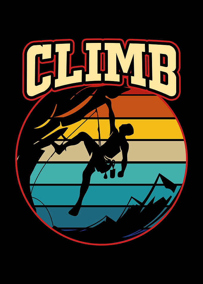 Rock Climbing Retro