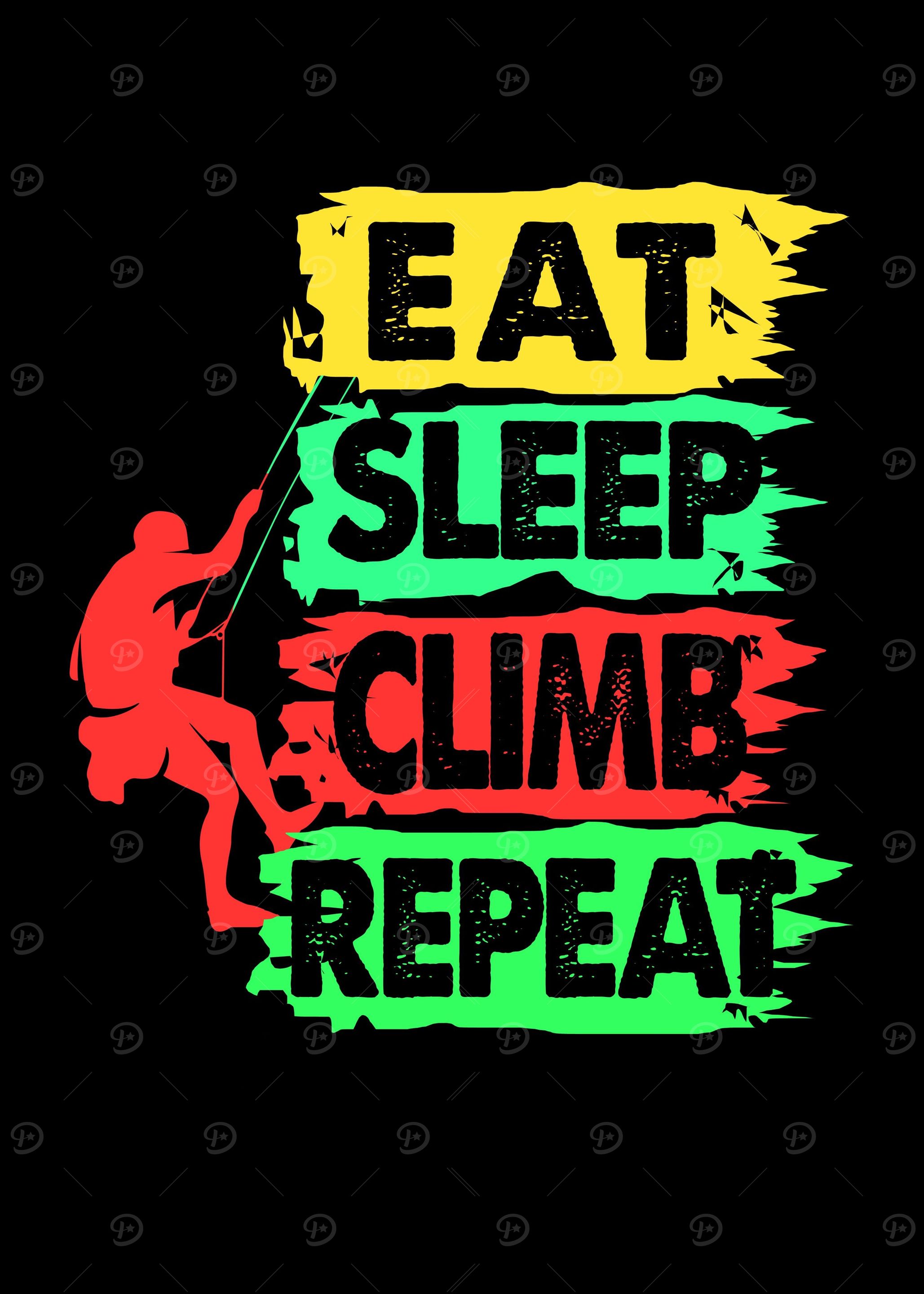 Rock Climbing Eat Sleep
