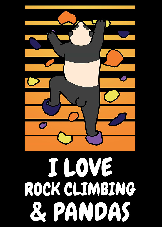 Rock Climbing Panda