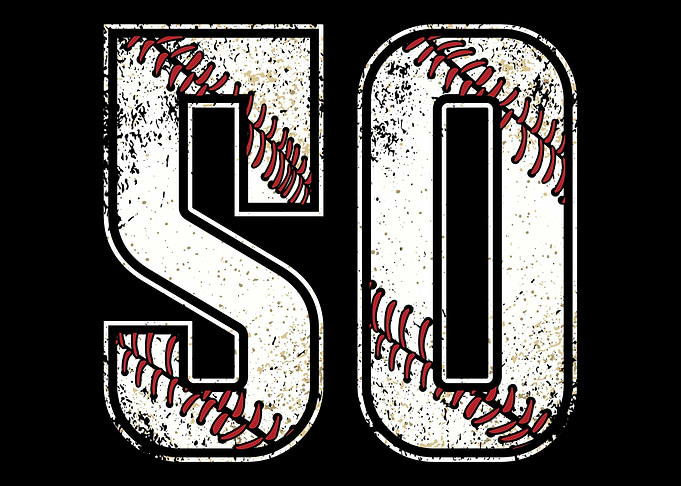 50 Baseball Jersey 50