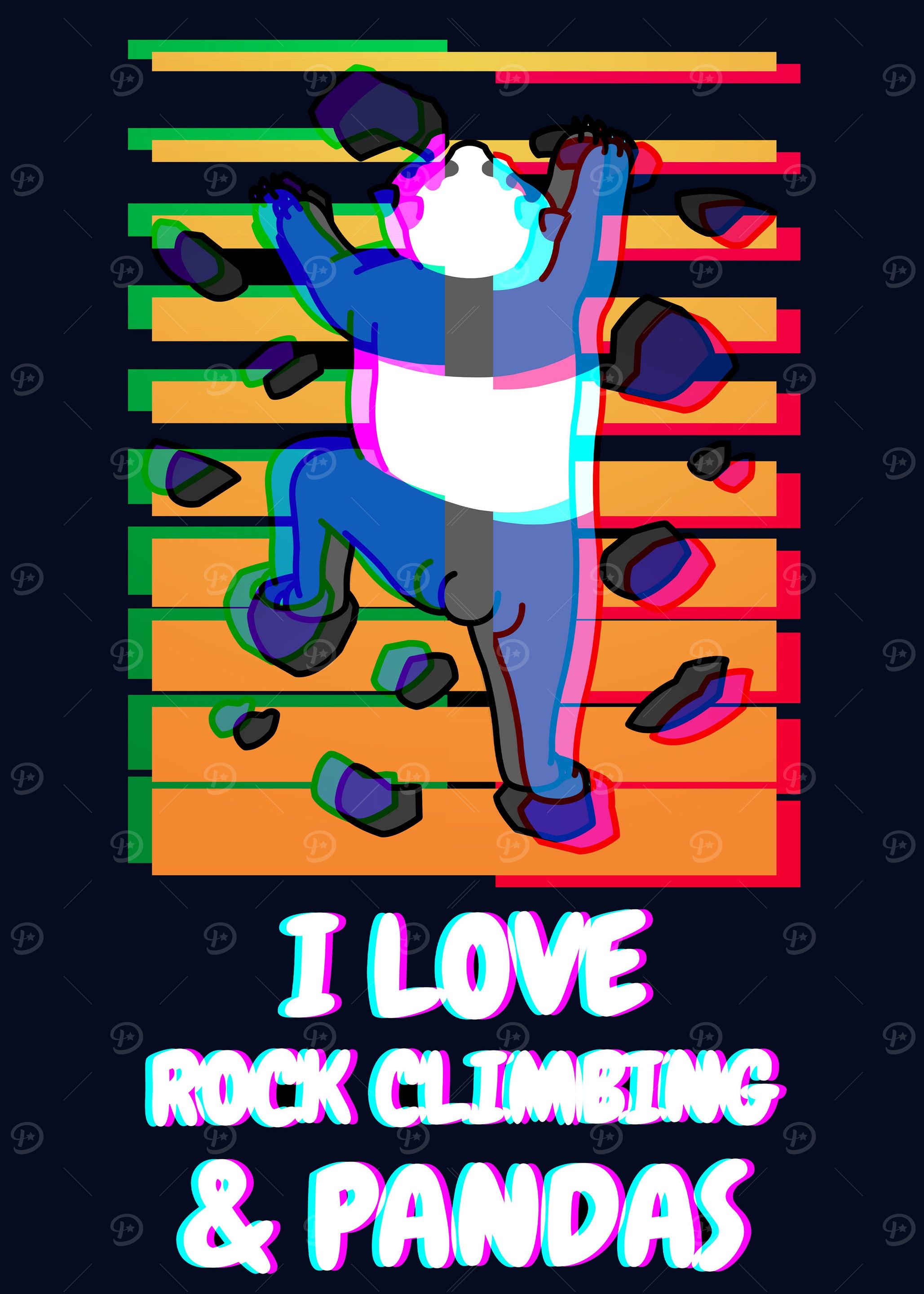 Rock Climbing Panda