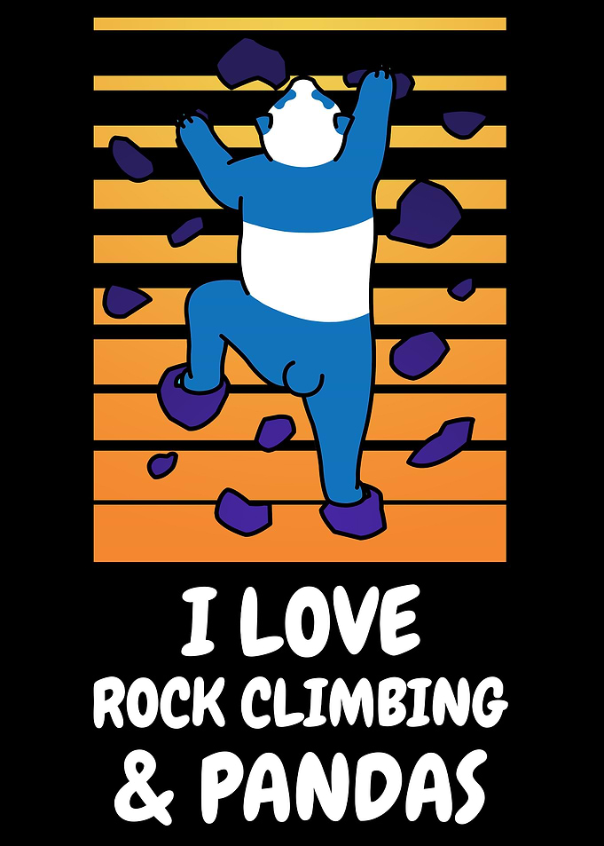 Rock Climbing Panda