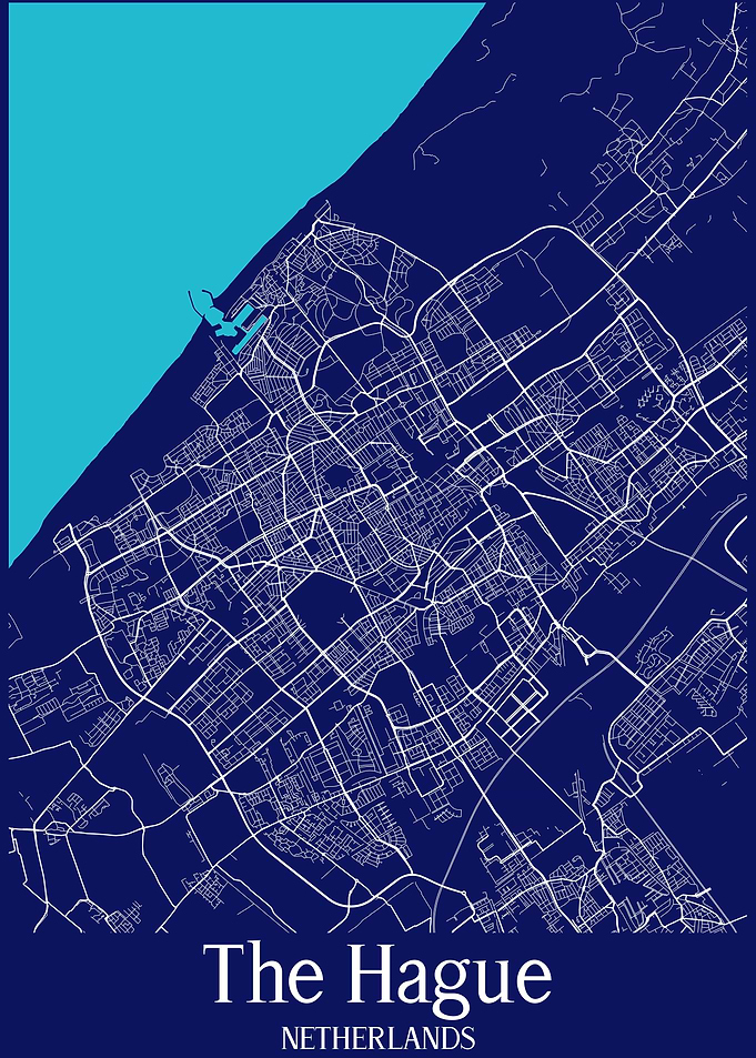The Hague City Map Holland