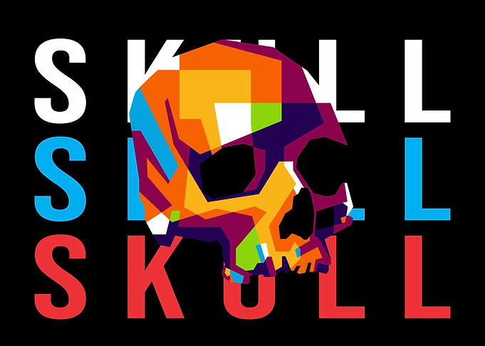 skull bone structure forms
