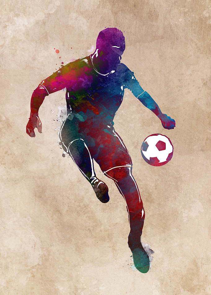 Football soccer player
