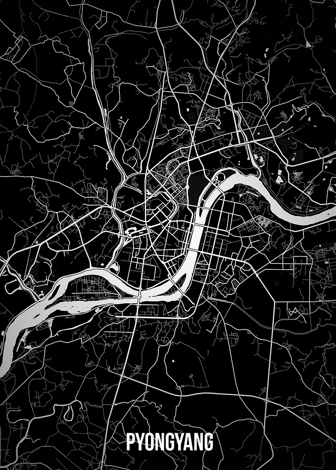 Pyongyang dark map