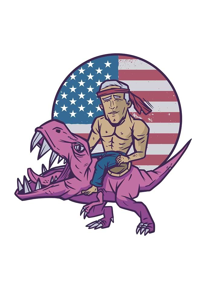 Funny Joe Biden Trex July