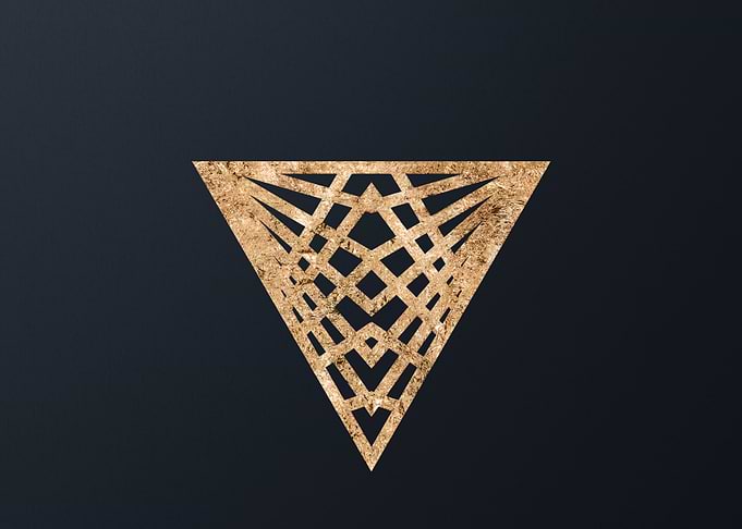 Gold Glyphs Mandalas Rune