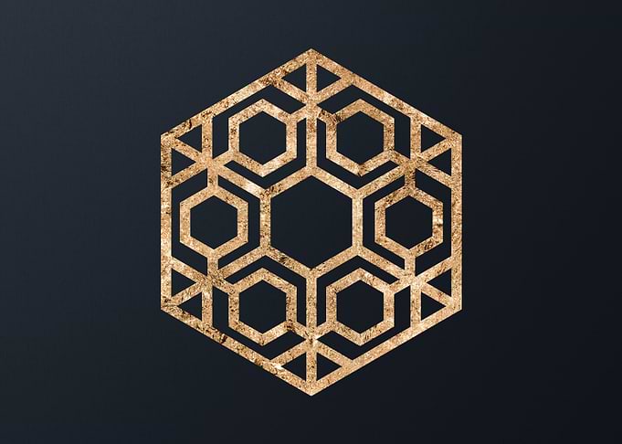 Gold Glyphs Mandalas Rune