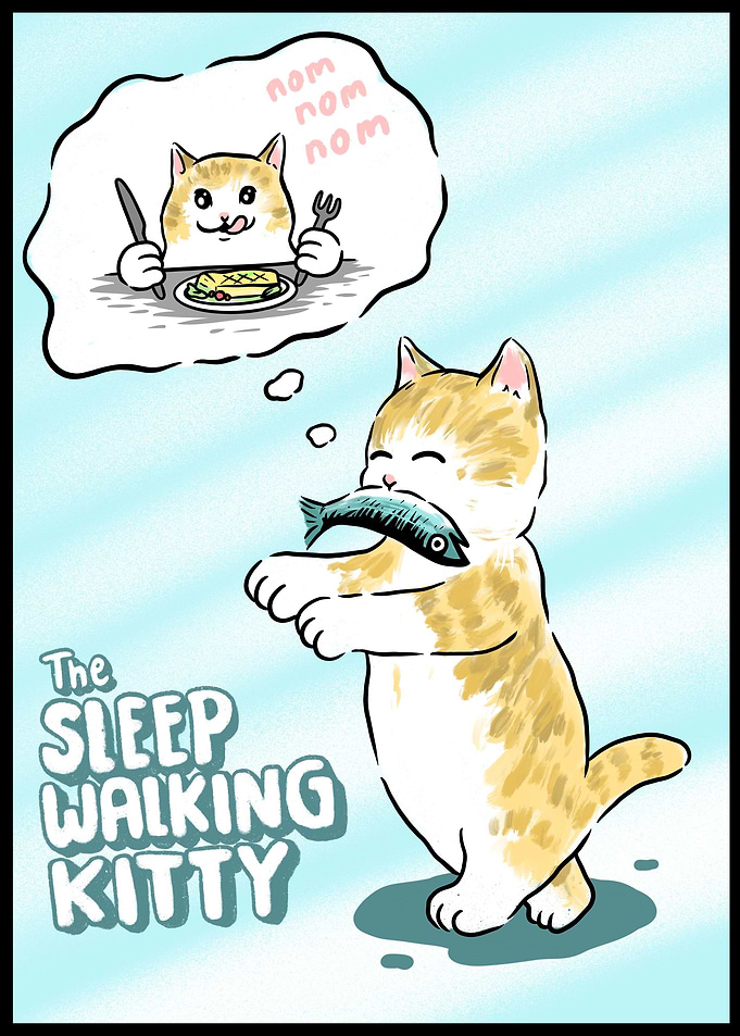 The Sleep Walking Kitty