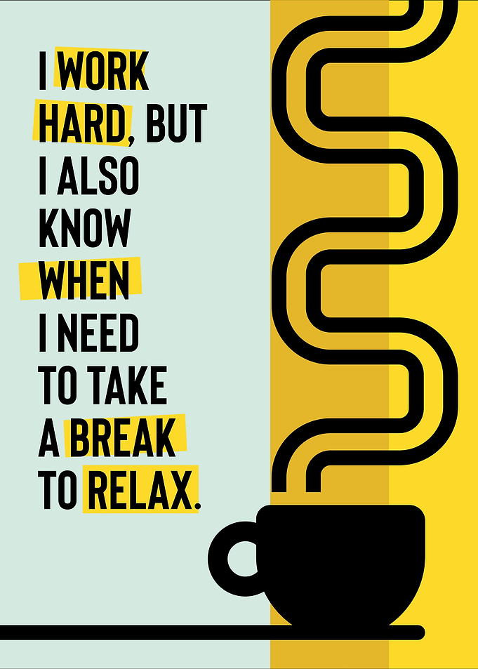 I work hard