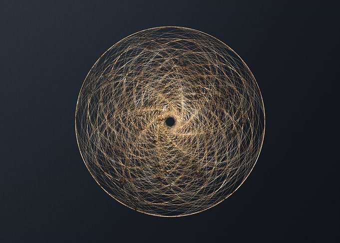 Gold Glyphs Mandalas Rune
