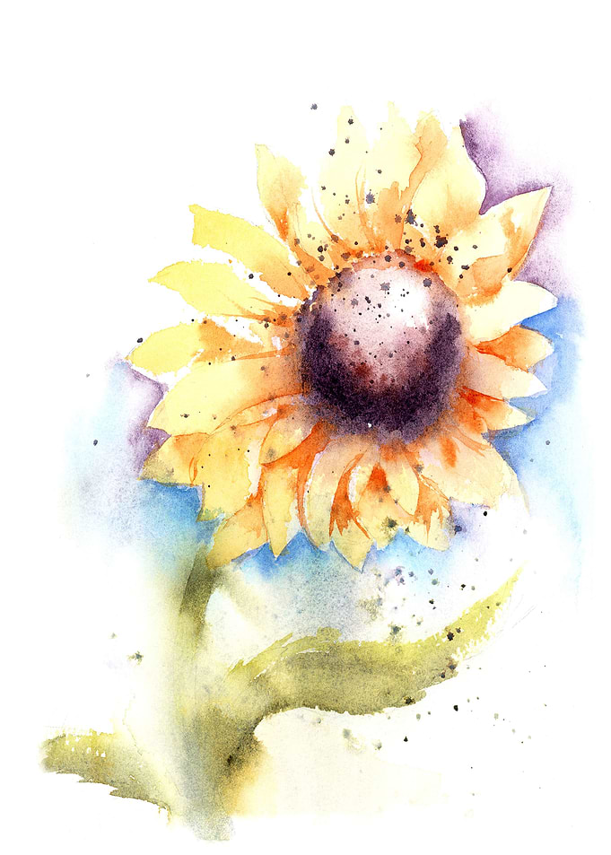 Sunflower painting