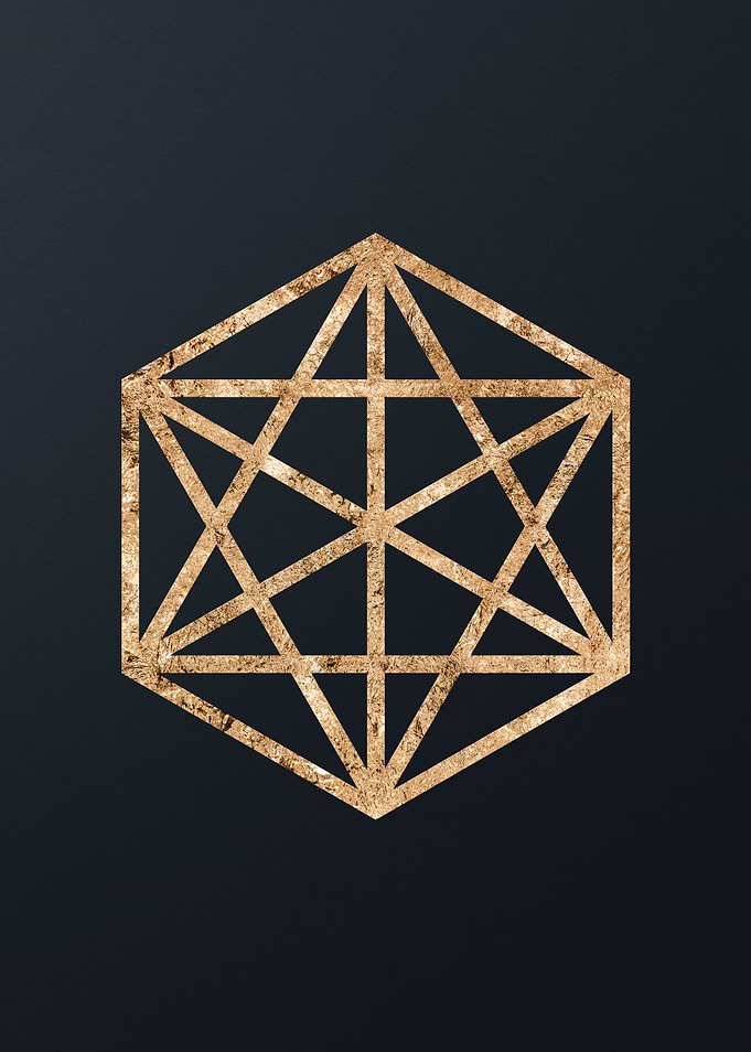 Gold Glyphs Mandalas Rune