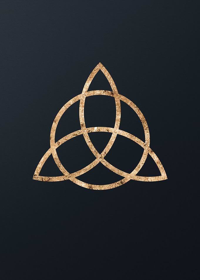 Gold Geometric Glyph Rune