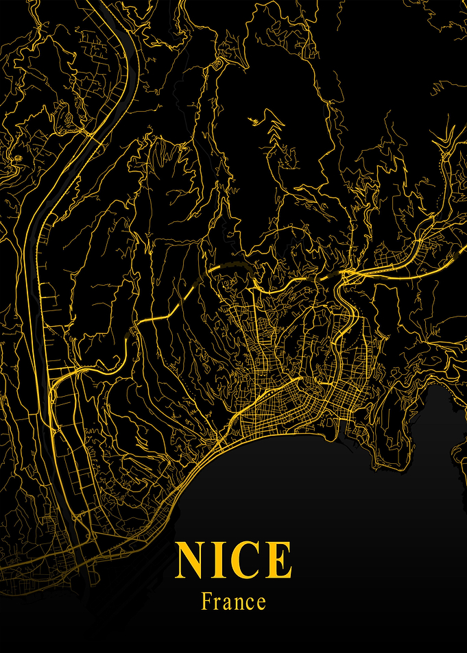 Nice City Map France