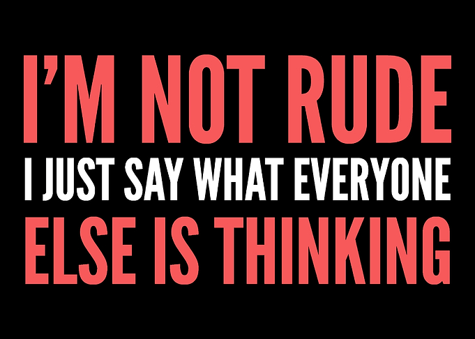 Im not rude Frank and Str