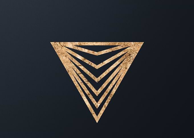 Gold Glyphs Mandalas Rune
