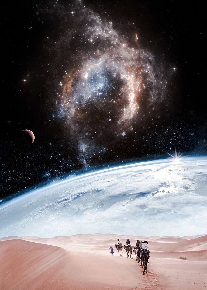 Desert of another planet