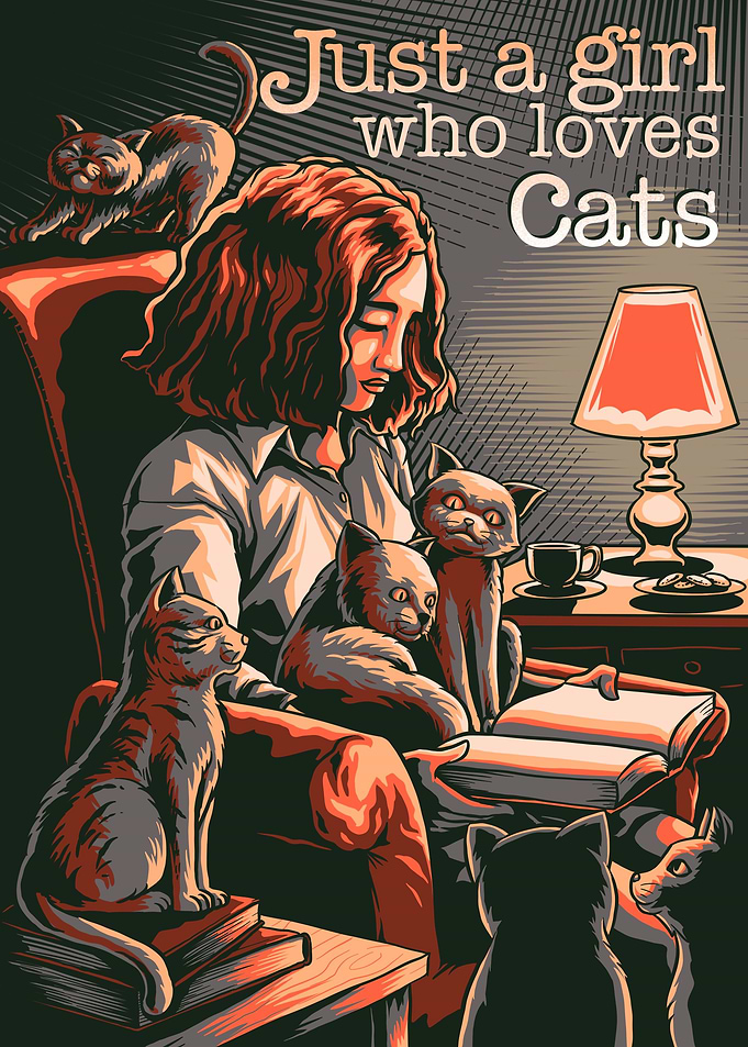 A Girl who loves Cats