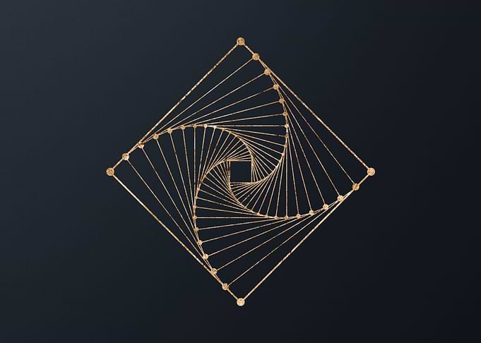 Gold Glyphs Mandalas Rune