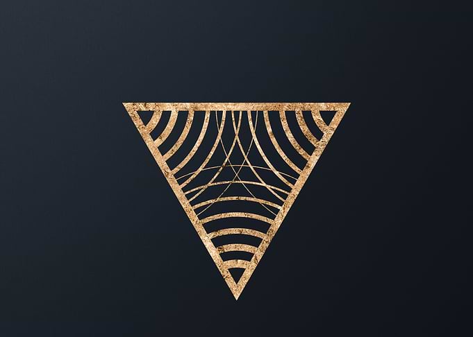 Gold Glyphs Mandalas Rune