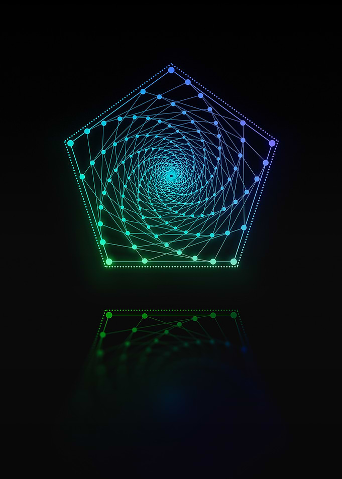 Neon Glyph Mandala Rune