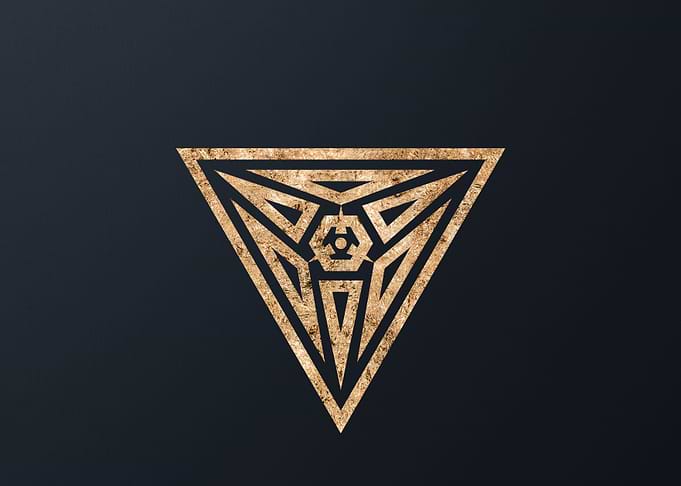 Gold Glyphs Mandalas Rune