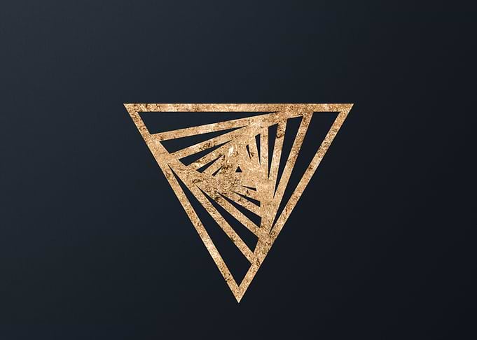 Gold Glyphs Mandalas Rune