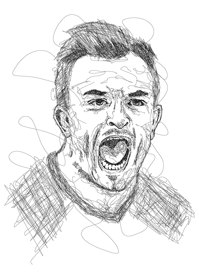 People on Scribble art