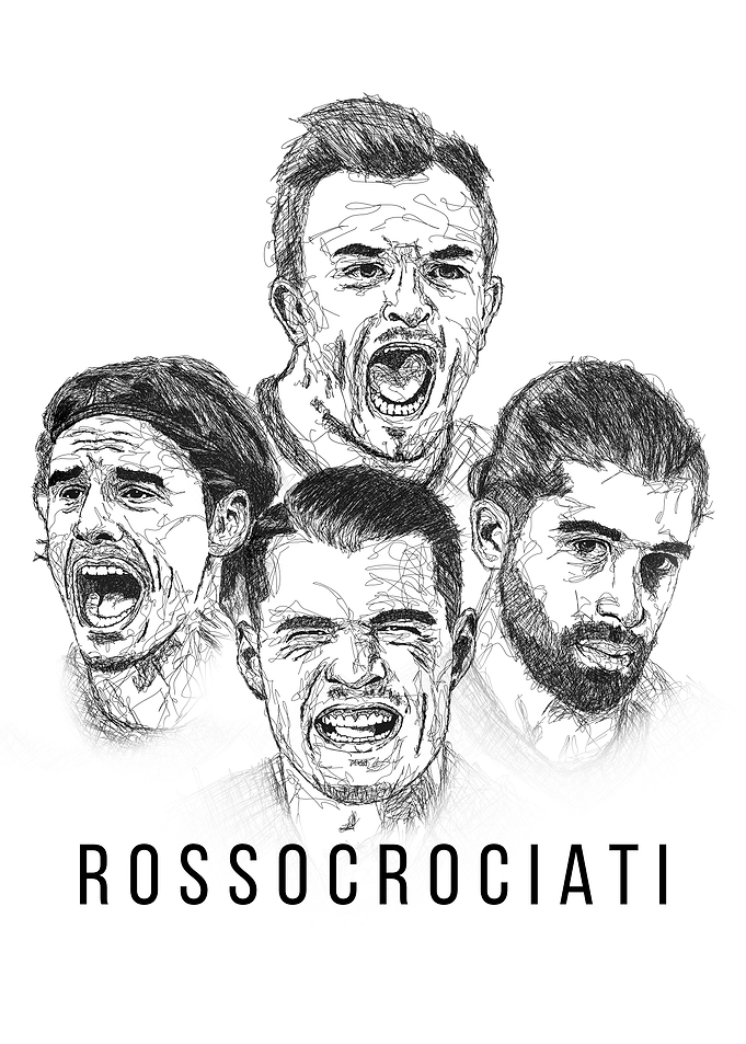 Rossocrociati Scribble art