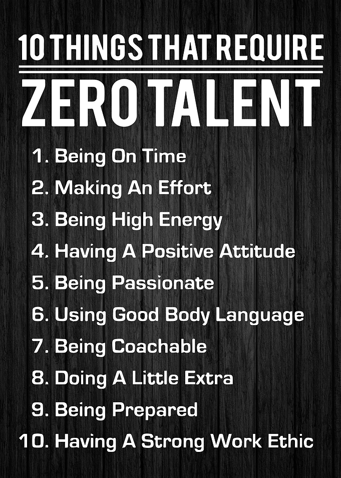 Require Zero Talent