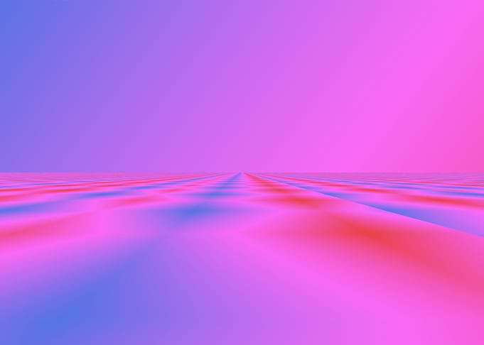 Perspective vaporwave pink
