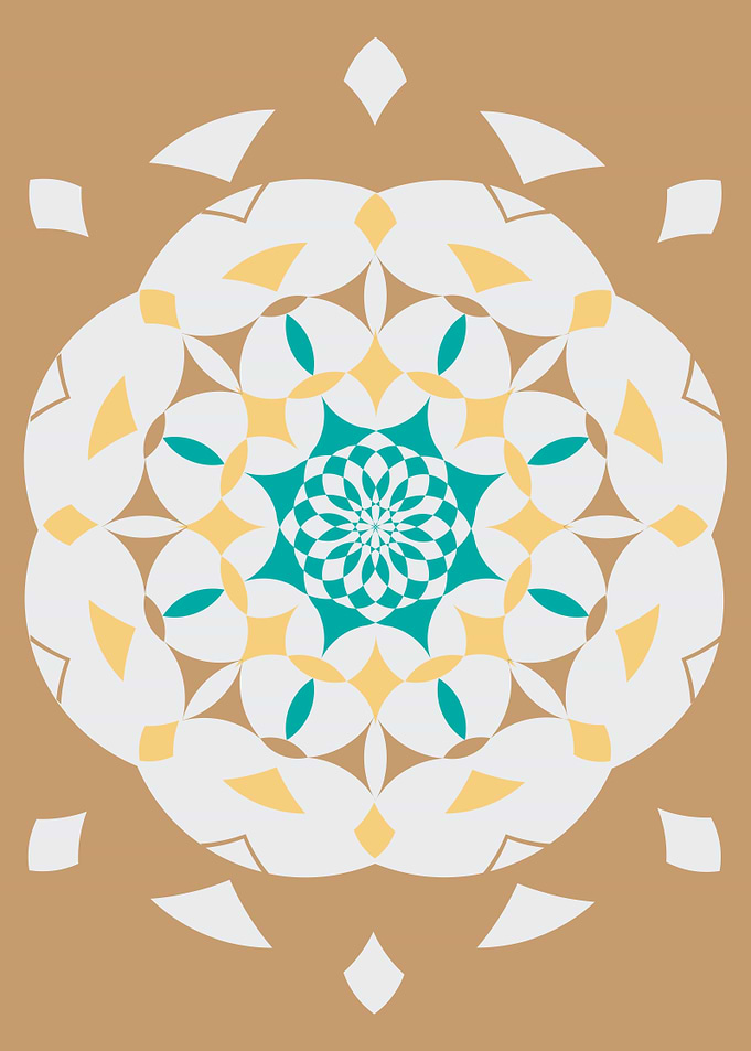 Moroccan Mandala Pattern