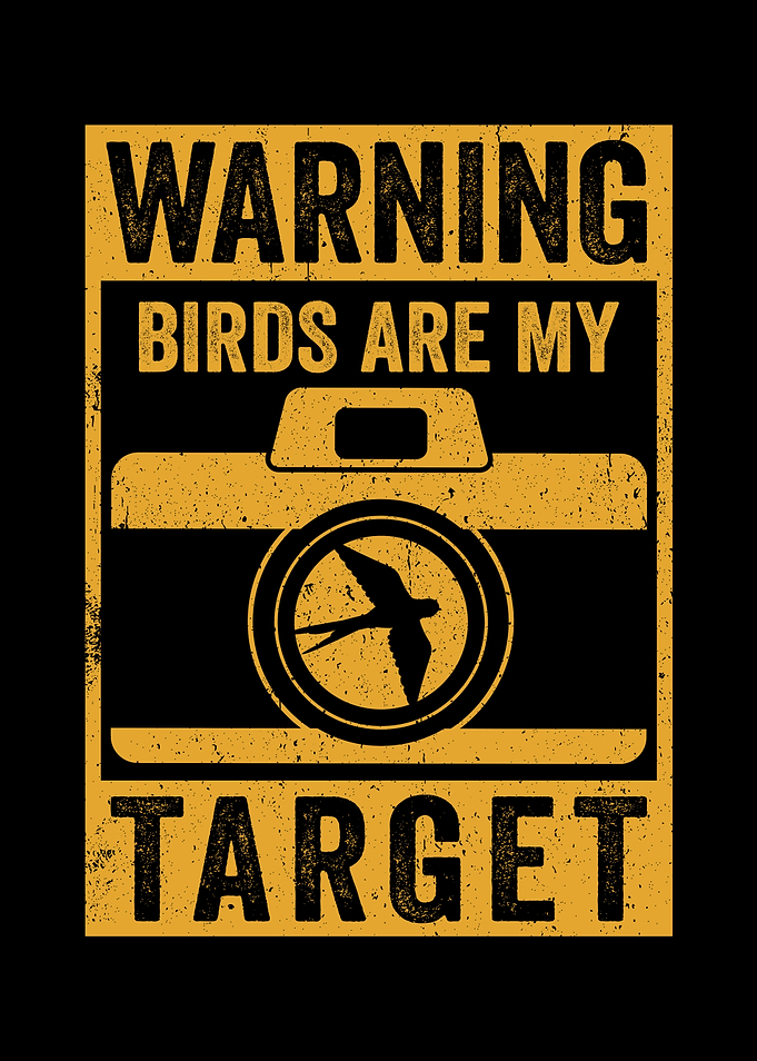 Bird Watcher Warning Birds