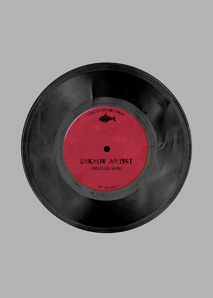Old Vinyl on Grey