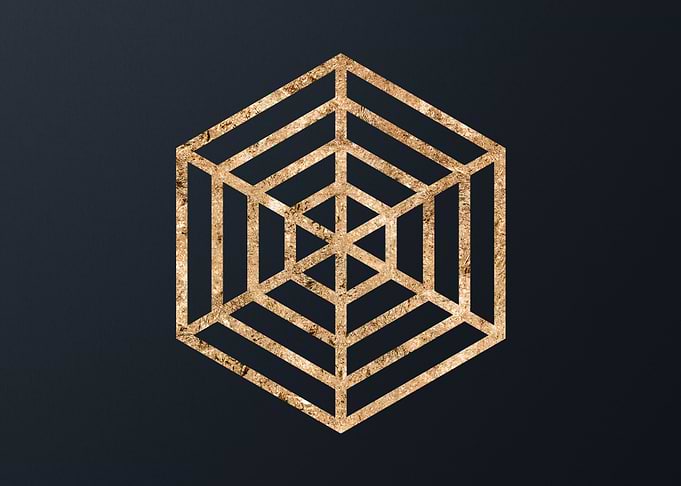 Gold Glyphs Mandalas Rune