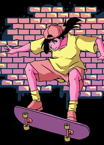 Skater Girl Anime