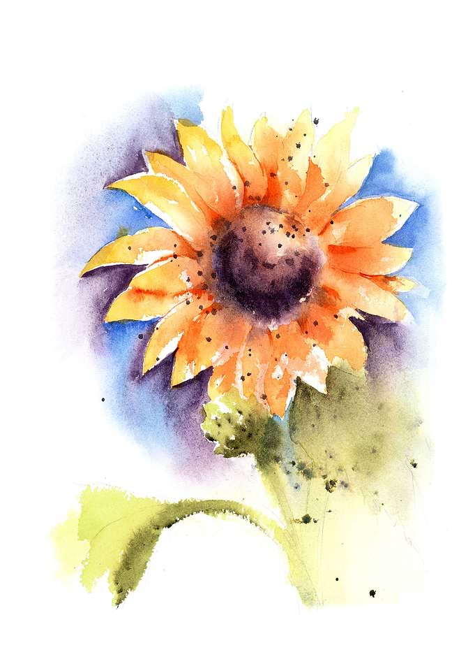 Sunflower painting