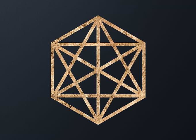 Gold Glyphs Mandalas Rune