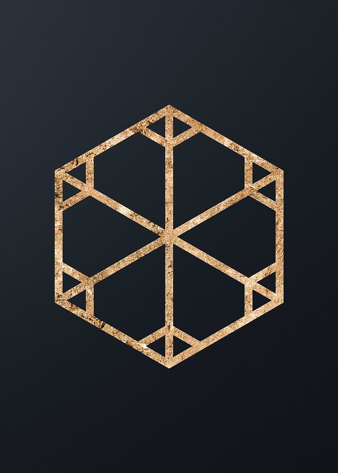 Gold Glyphs Mandalas Rune