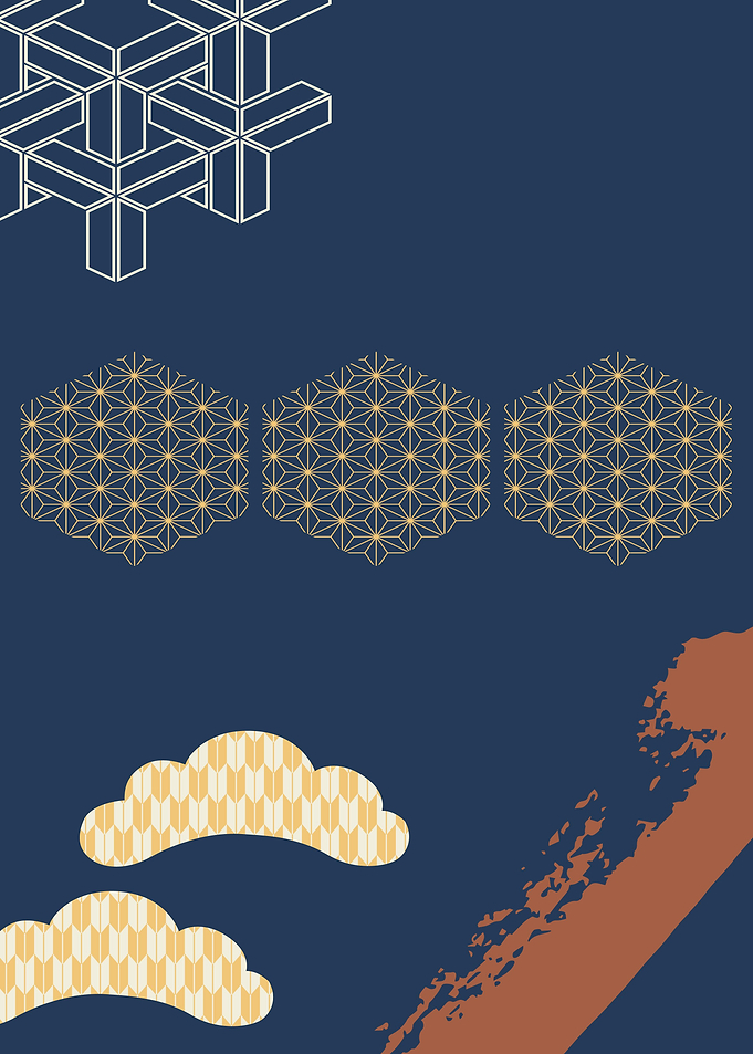 japanese pattern blue