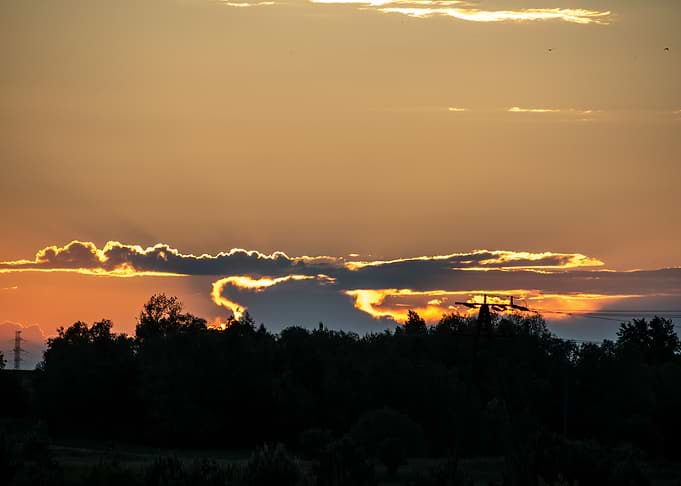 Fiery Sunset