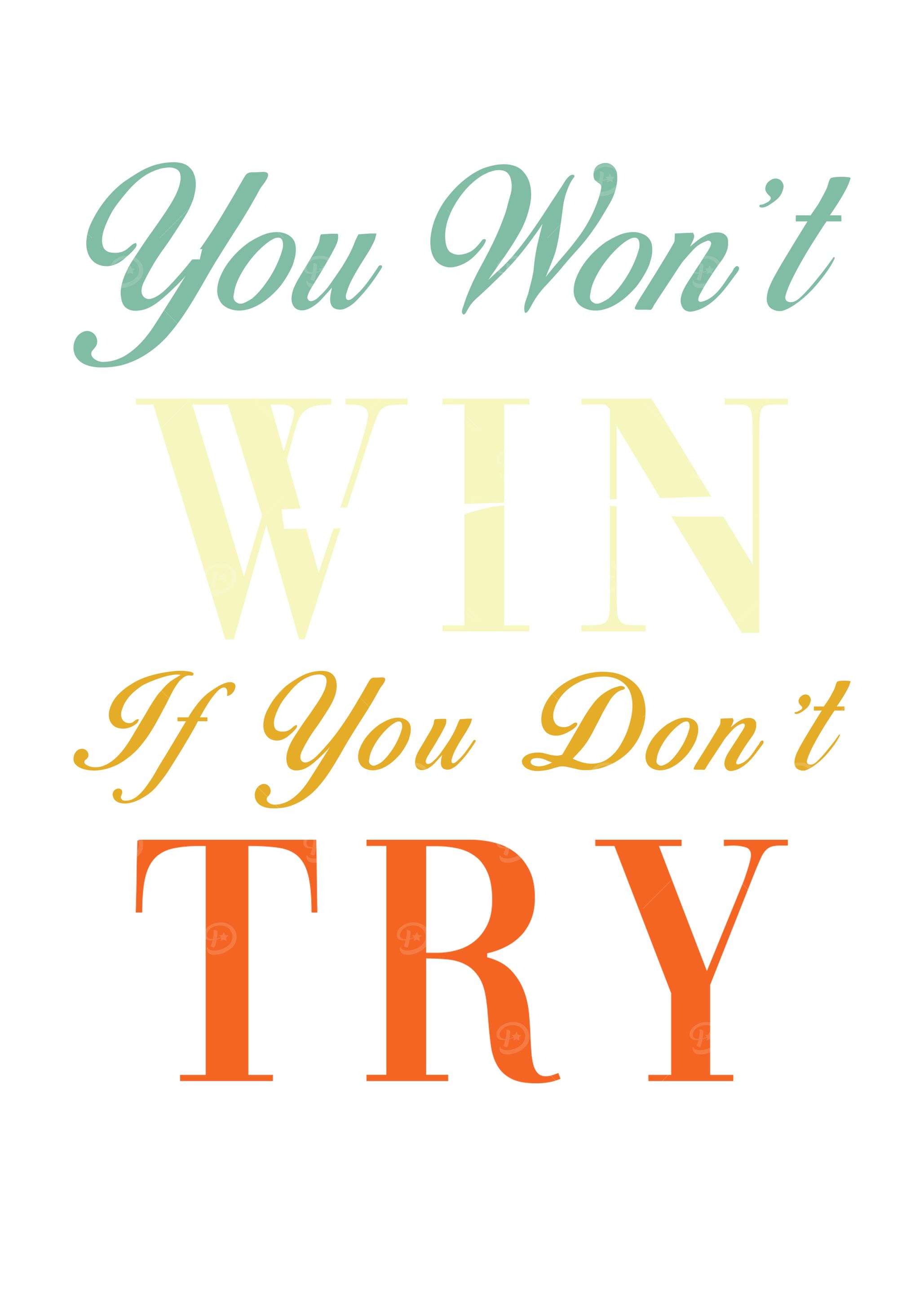 Win Success Saying