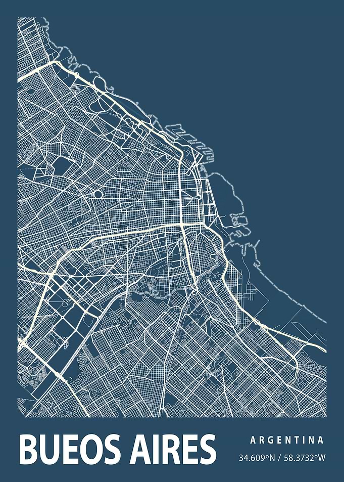 Bueos Aires City Map